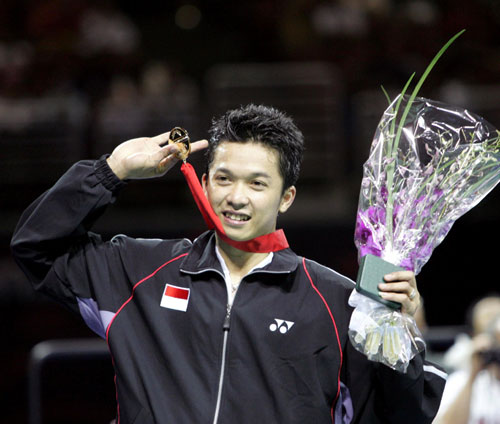 印尼羽毛球队轻取丹麦羽毛球队，陶菲克送出助攻的简单介绍